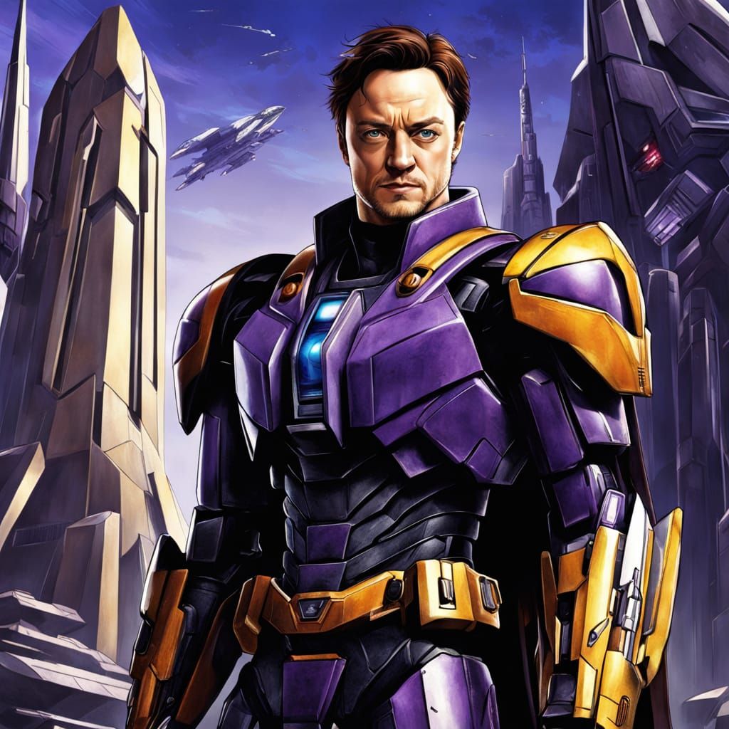 James McAvoy as Cybertronian Lieutenant Skywalker