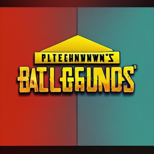 PUBG Pop Art Screen Print in Bauhaus Style