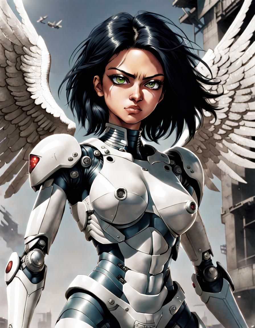 Alita Battle Angel Digital Rendering