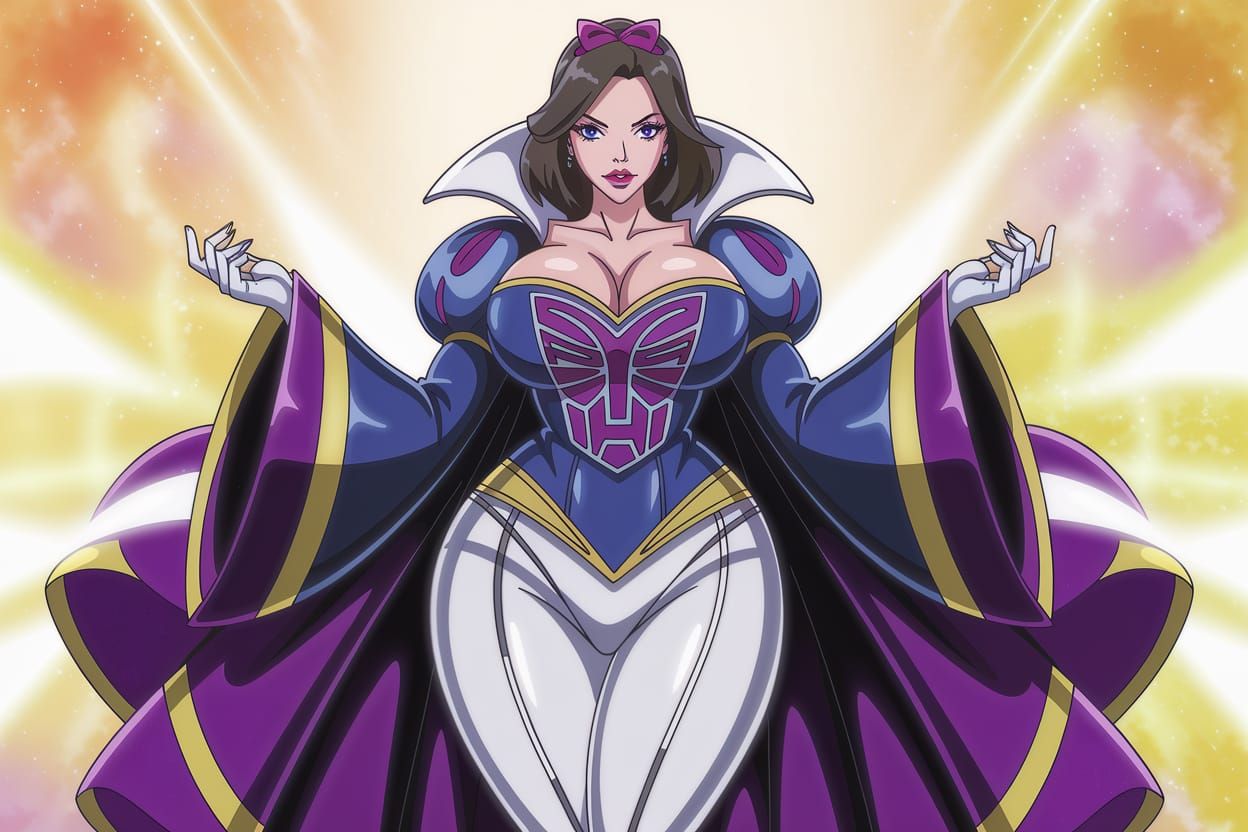 Elegant Evil Princess Anime Art