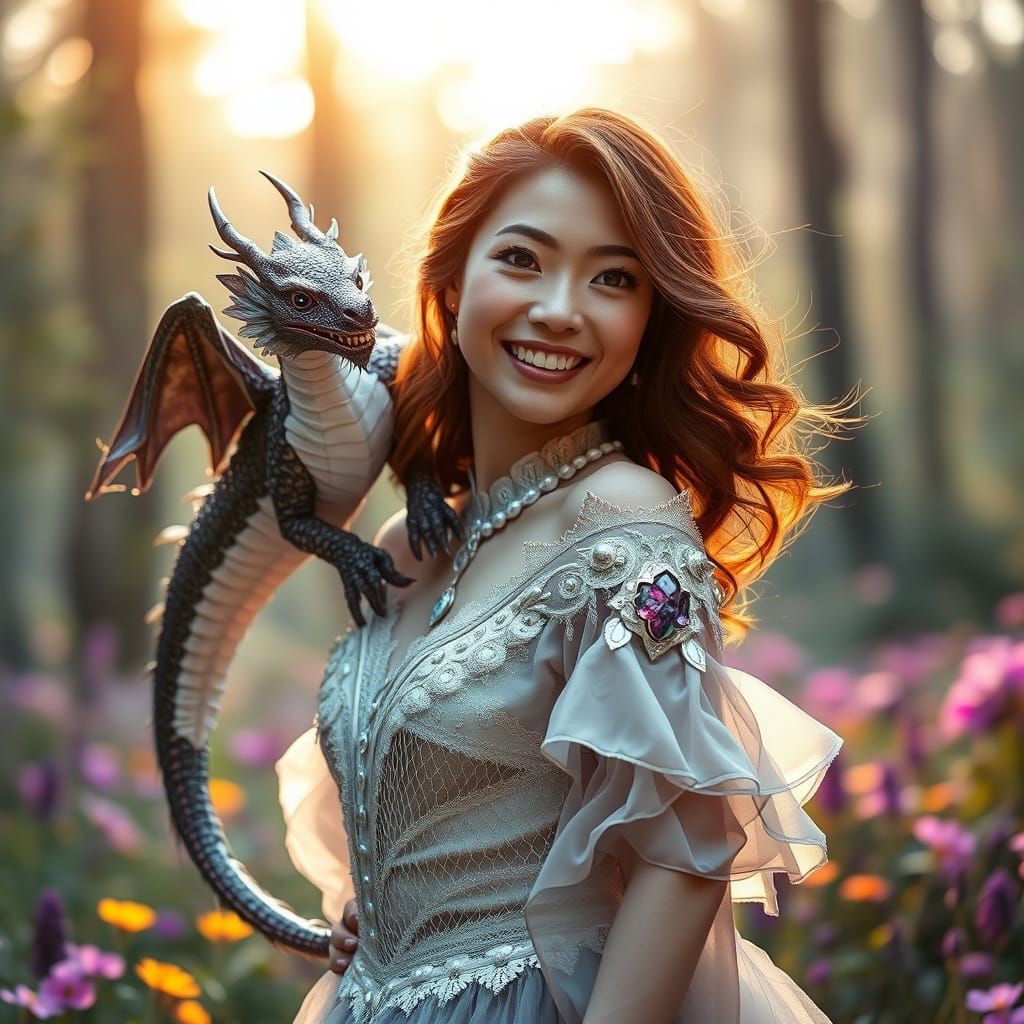 8K cinematic portrait, hyperrealistic painting. A captivatin...