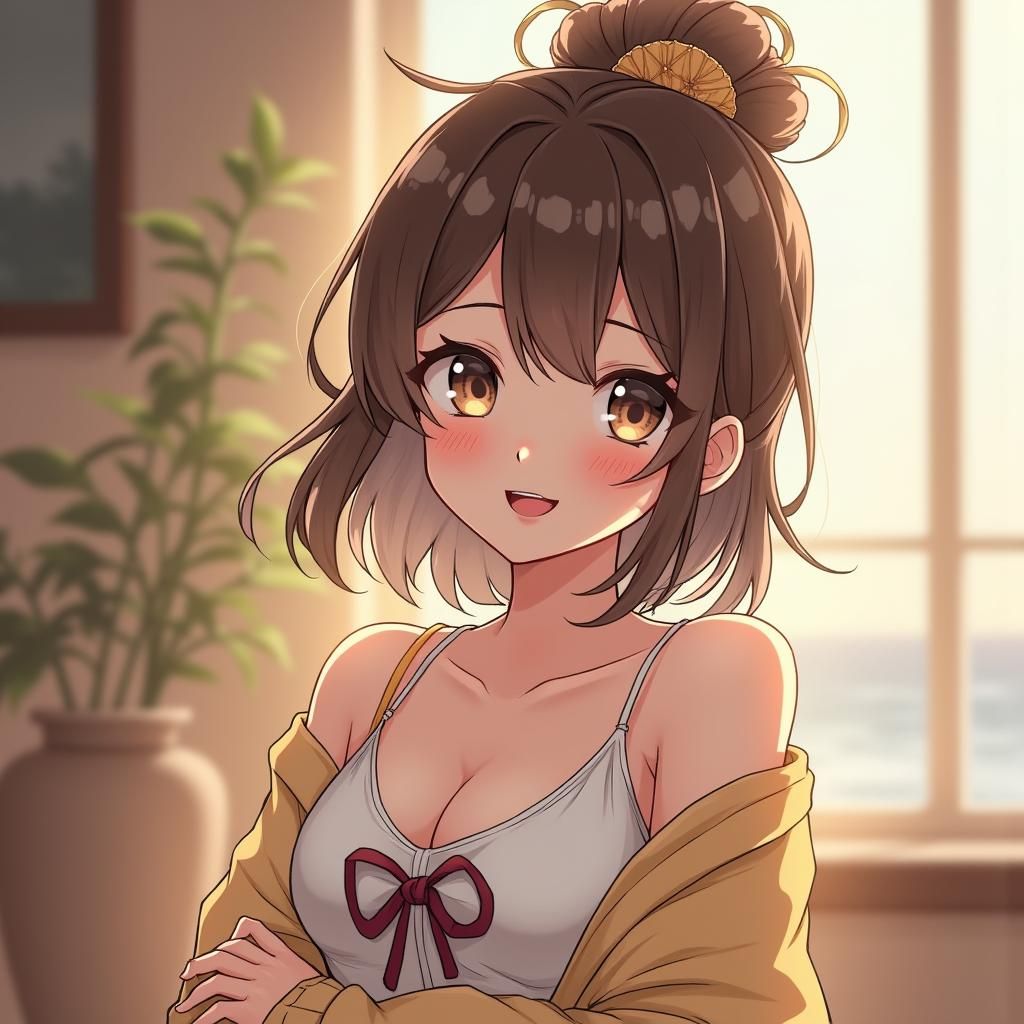 Metal Hero Contemplates Ruined World in Anime Style