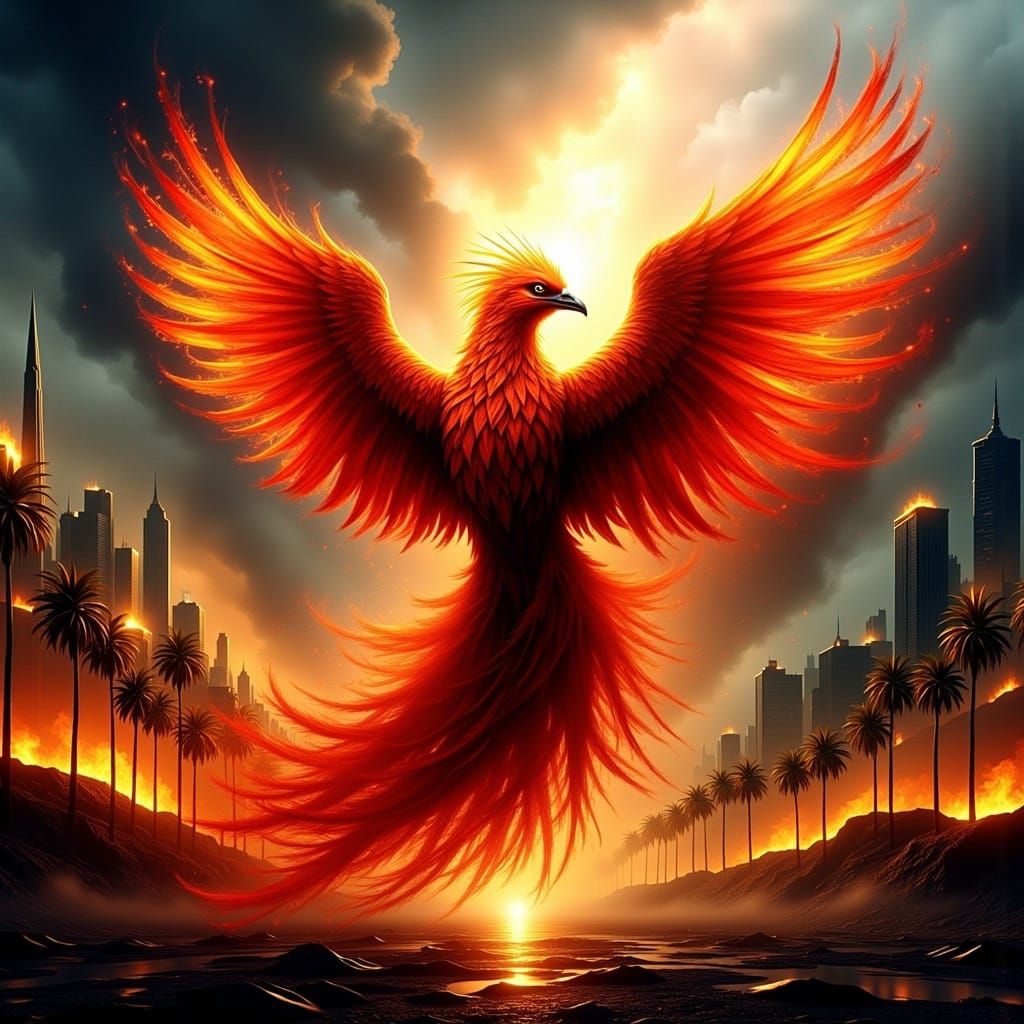 Phoenix Rises from California Ruins in Vibrant, Epic Drama
