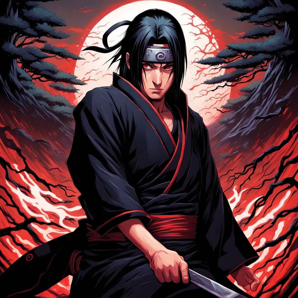 Itachi Uchiha in Modern Comic
