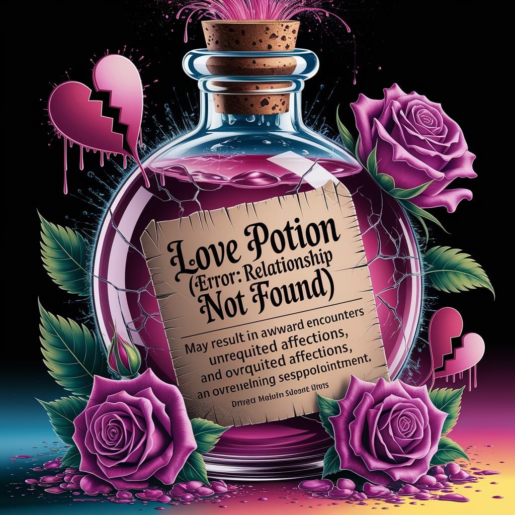 Love Potion No. 404: Dark Fantasy Steampunk Elixir