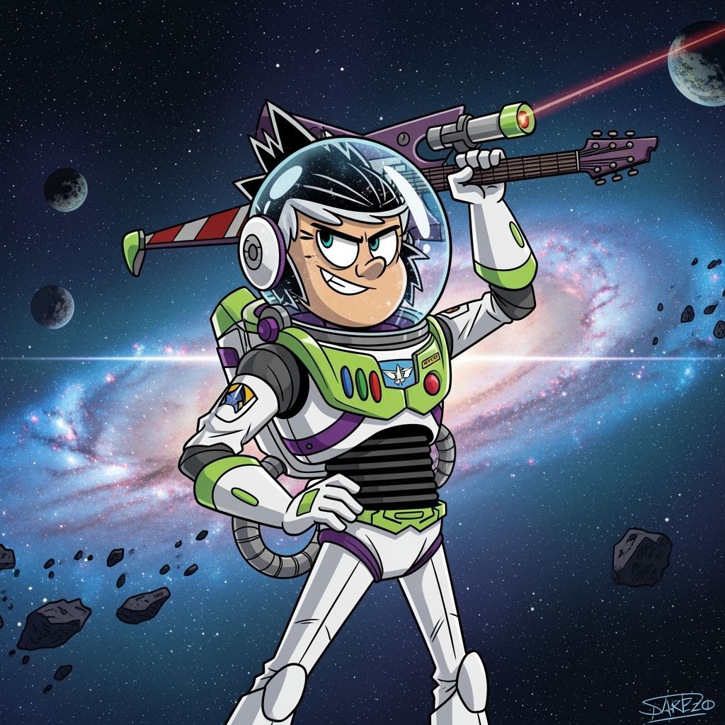 Luna Loud as Space Ranger in Starry Galaxy