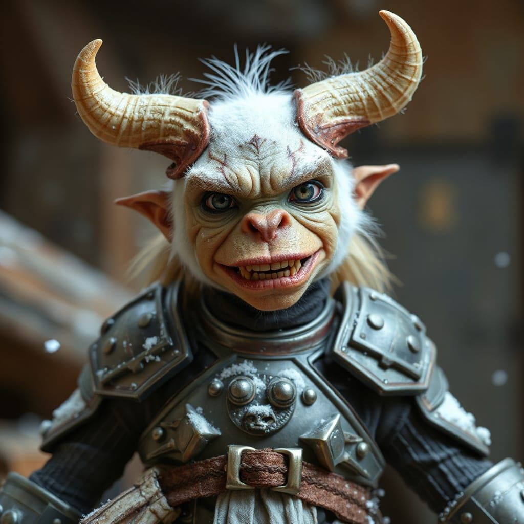 Fierce Miniature Klingon Troll Warrior