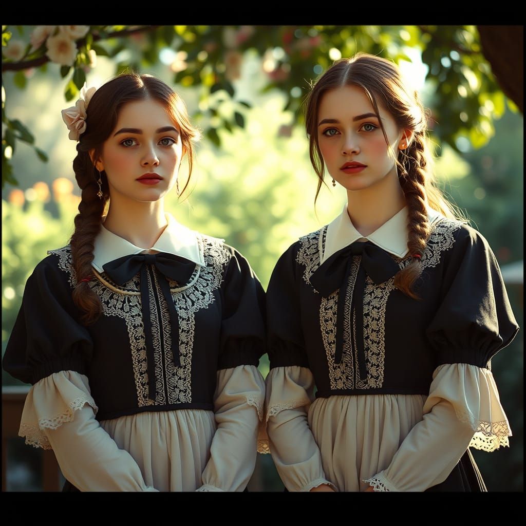 Renaissance Women in School Uniforms