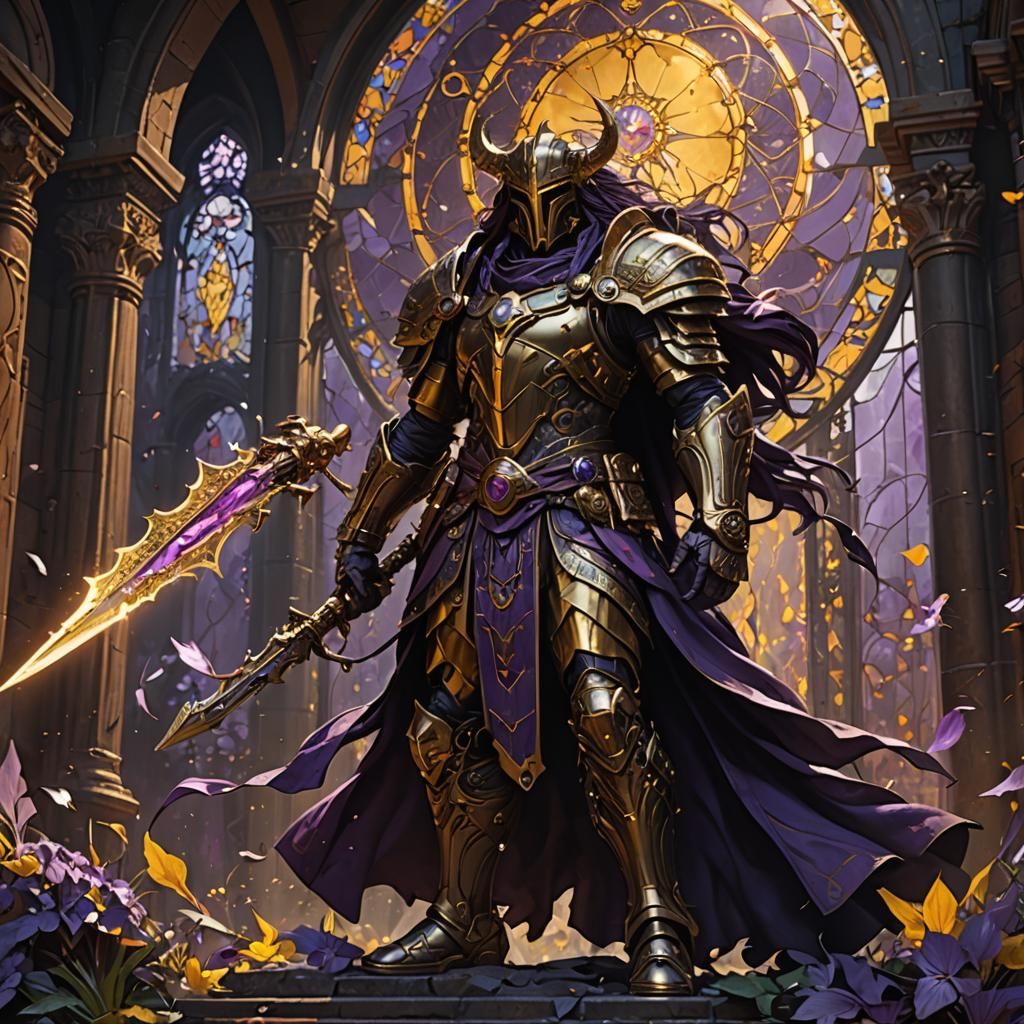 Dark Fantasy Spiritual Warfare in Deep Color