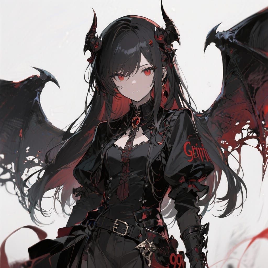 Grimdark Anime Key Visual Art