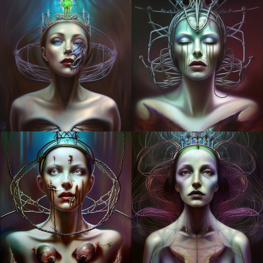 Cyber Sin Eater in Pastelgore Cyberpunk Style