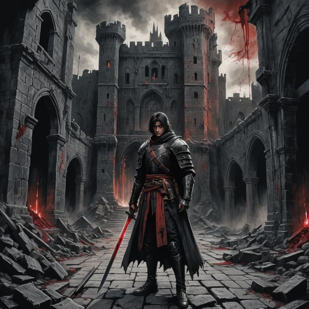 Guts Defiant in Dark Ruins