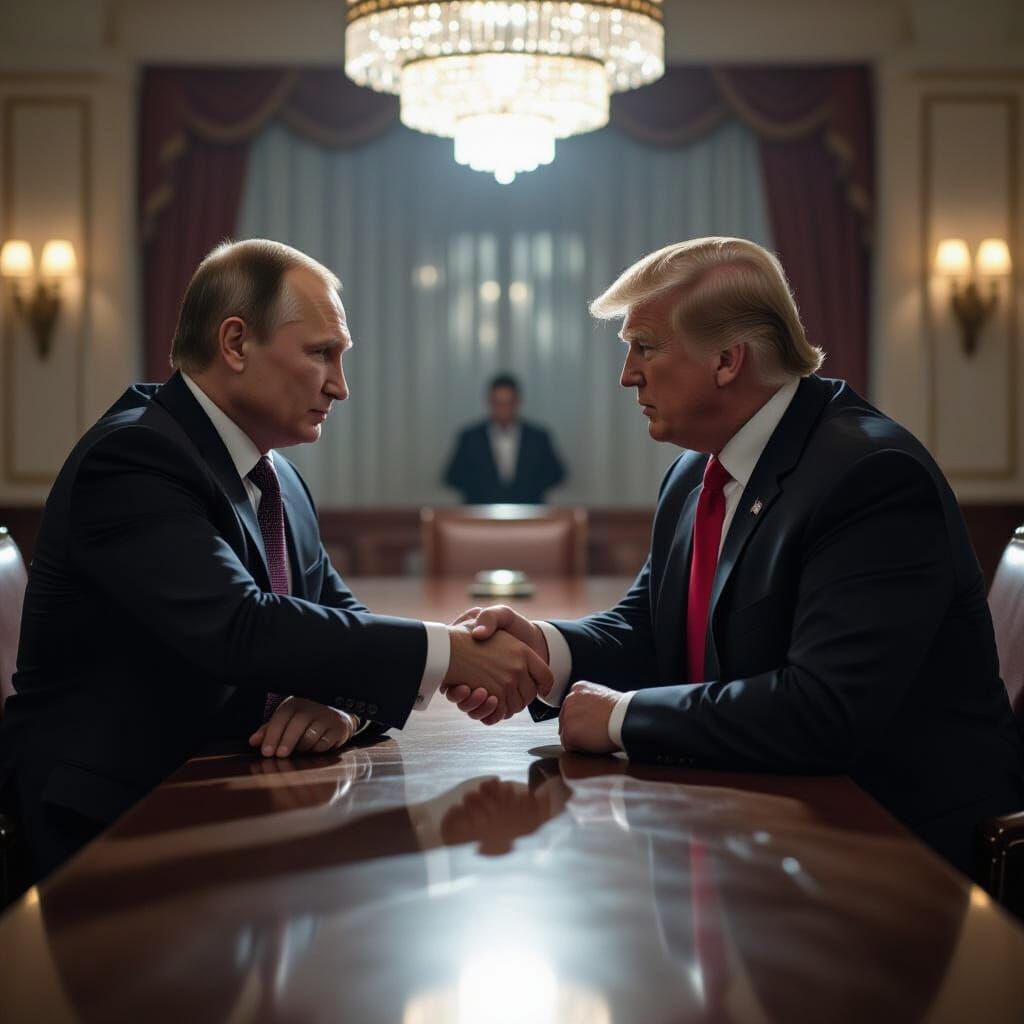 Putin vs Trump: Dramatic Cinematic Confrontation