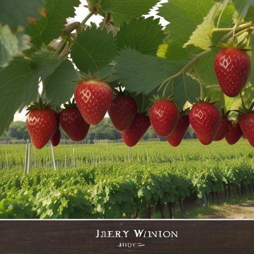 Lush Strawberry Vines in Summer