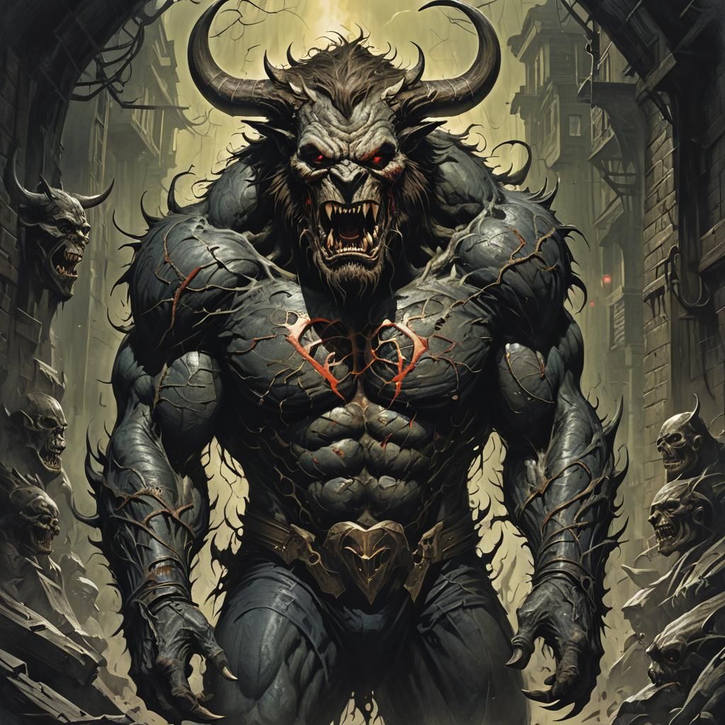 Sinister Beast Heartbeat Art