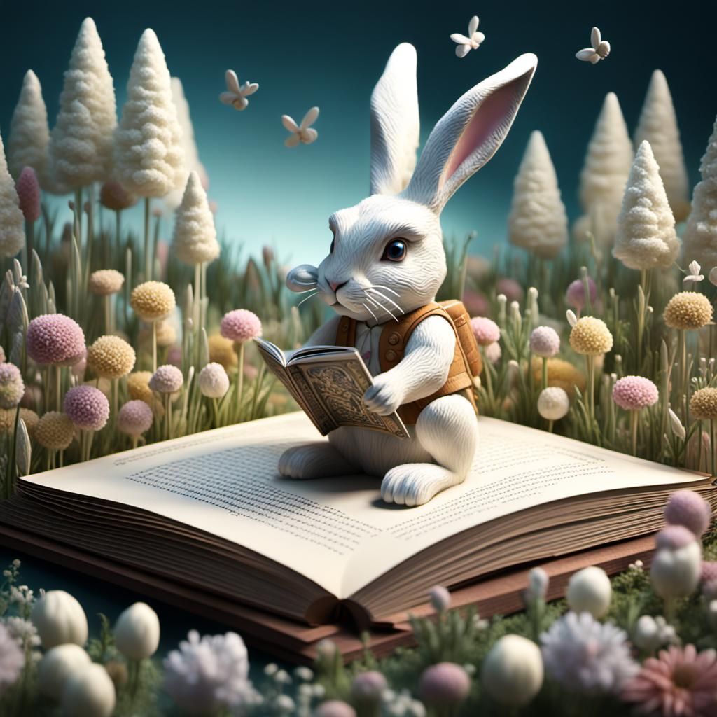 Runaway Bunny Pop-Up Book Illustration