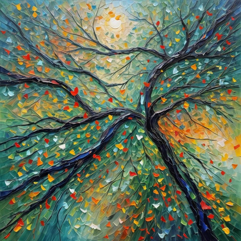 Expressive Oil Painting: Dissolving Light in Silence