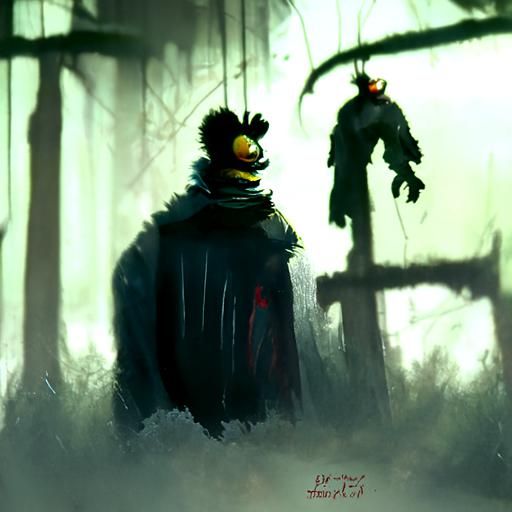 Sinister Bert and Ernie Artwork