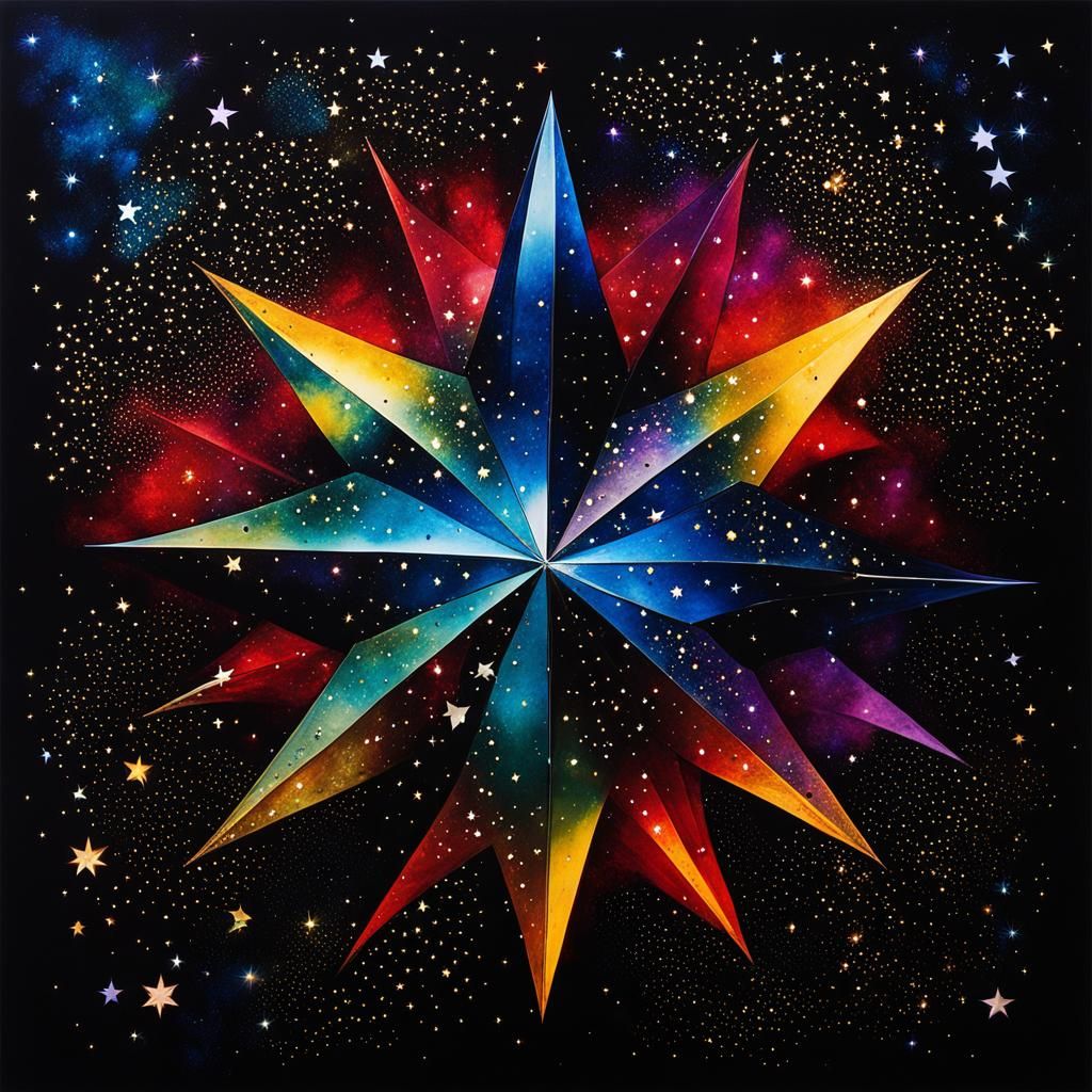 Gothic Rayograph: Wishing on Glittering Photogram Stars