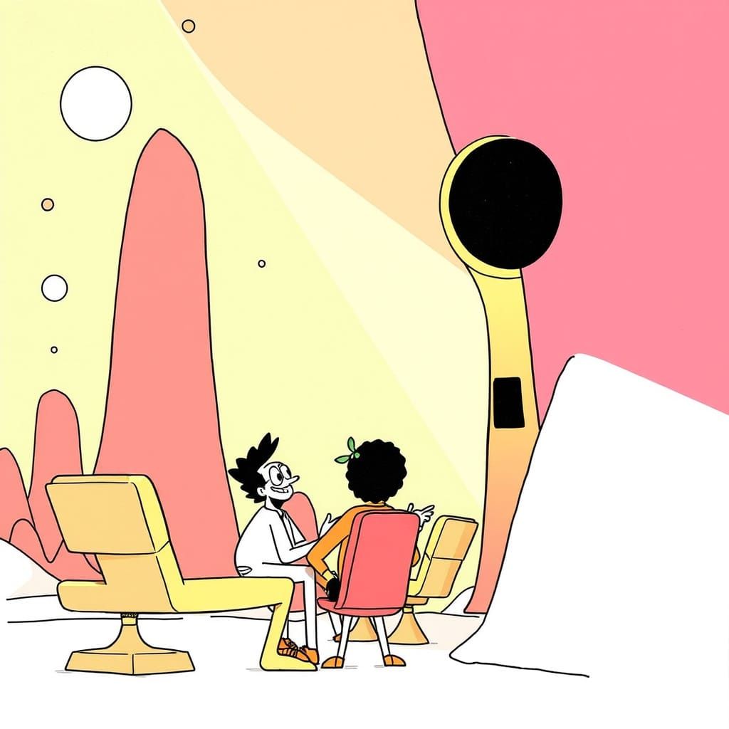 Futuristic Cityscape Inspired by Animated Visionaries