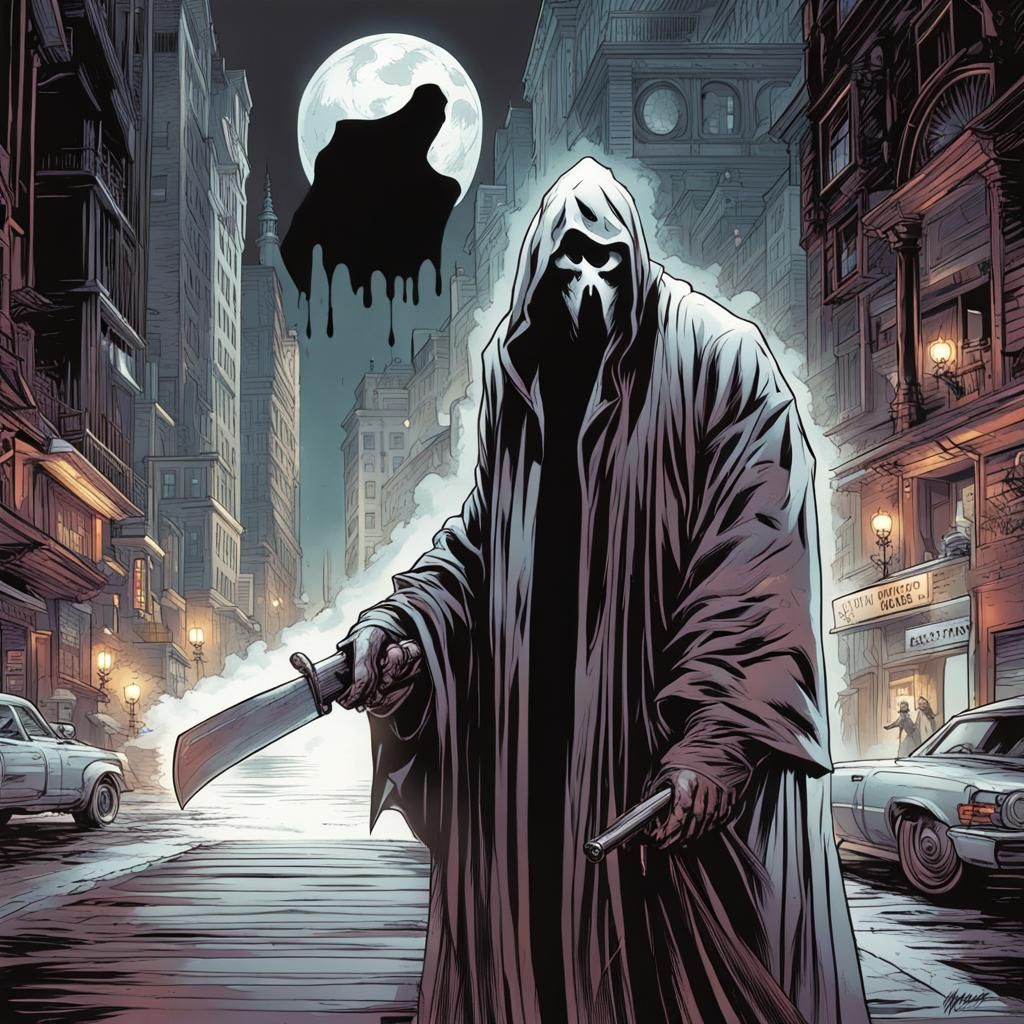 Ghostface Comic Book Art by Mark Brooks and Dan Mumford