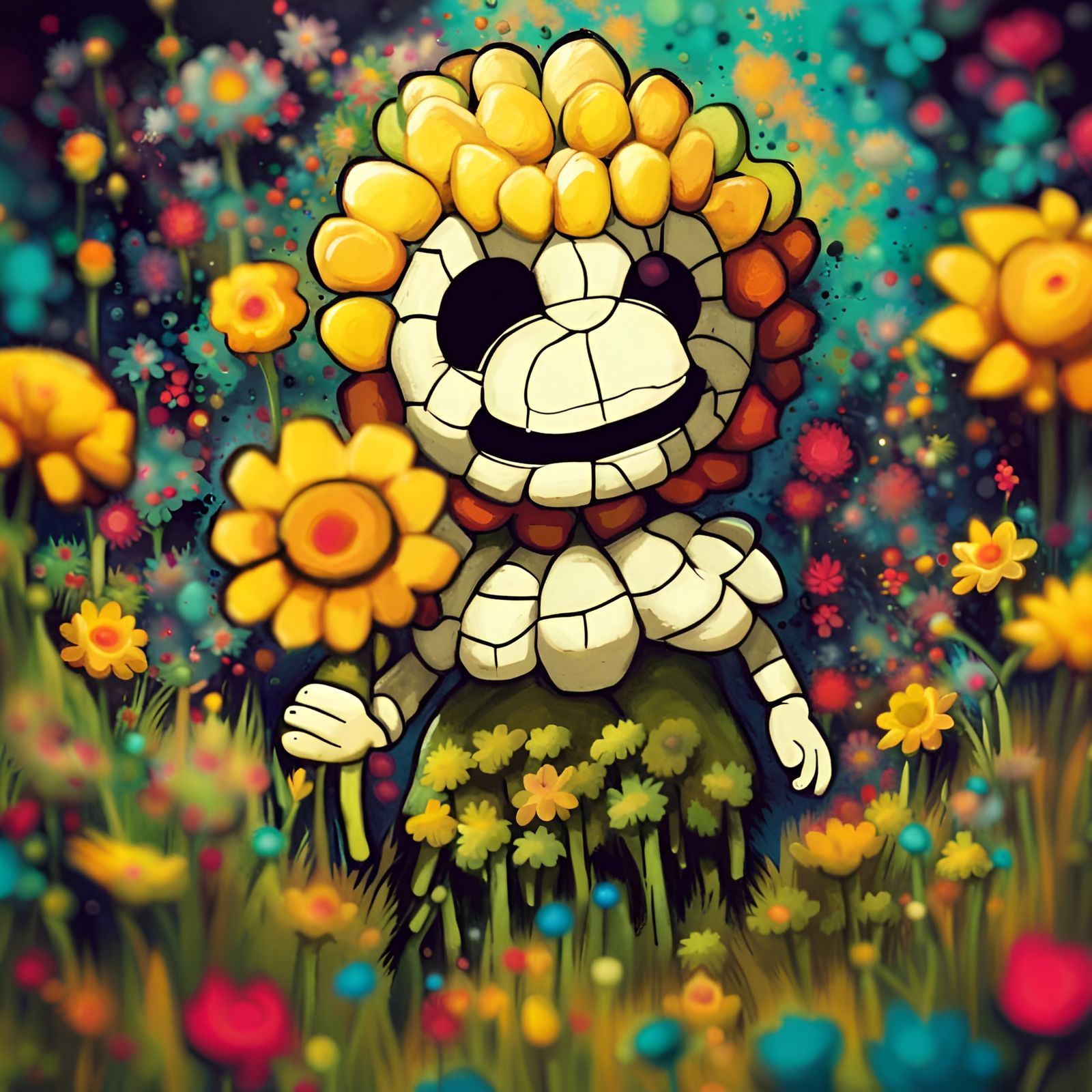 undertale videogame character flowey