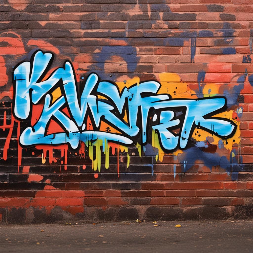 KWriter Graffiti Tag with Pencil Detail