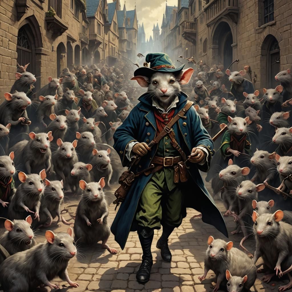 Gothic Horror Pied Piper of Hamelin