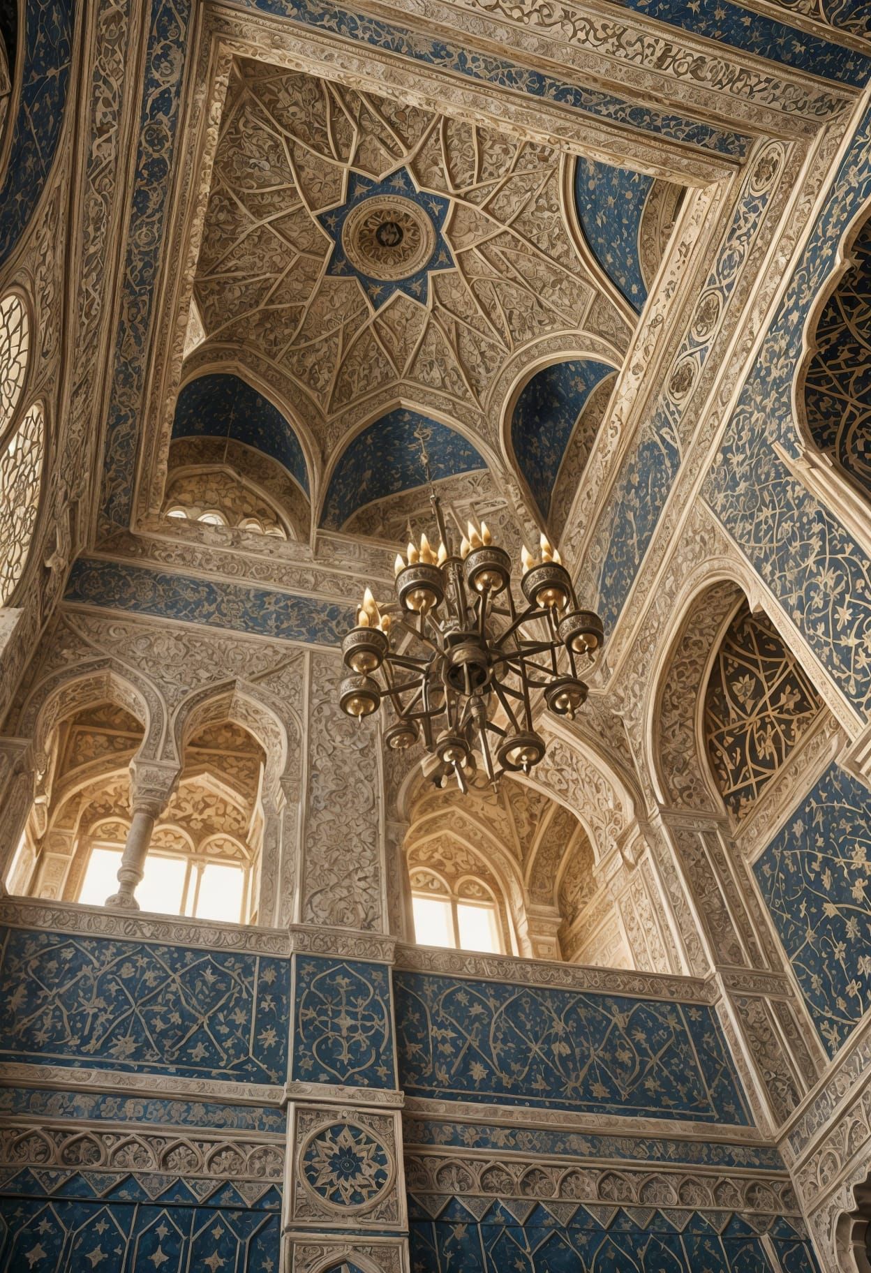 Luxurious Middle Eastern Palace in Mughal Style