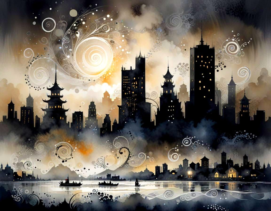 (city scape:1.2), Natasha Wescoat and Willem Haenraets, (spi...