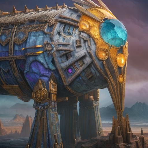 Colorful Gemstone Collection in Hyperrealistic Digital Art