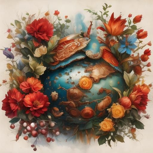 Ominous Evil Tinkerbell in Ethereal Fantasy Art