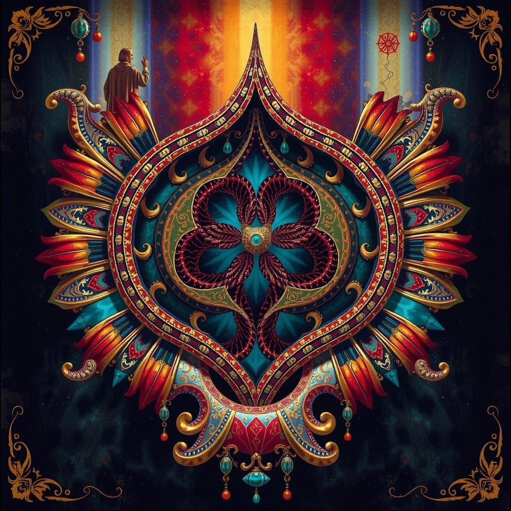 Abstract Swirling Forms and Warped Shapes