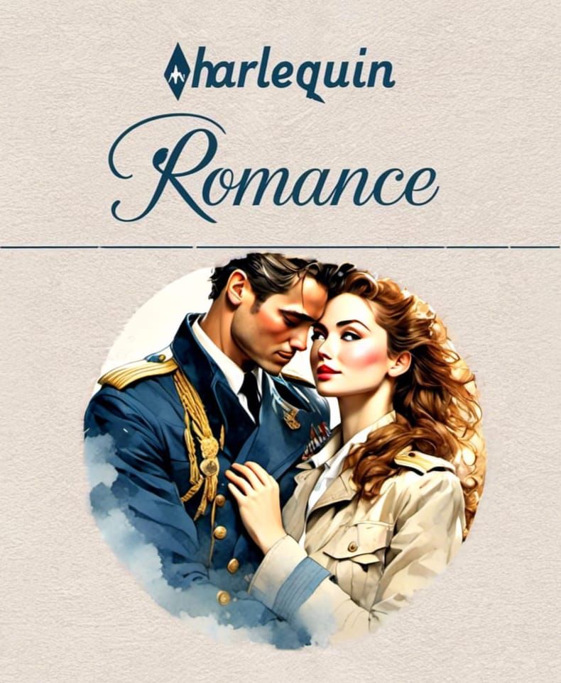 Vintage Romance: Naval Officer and English Woman Embrace