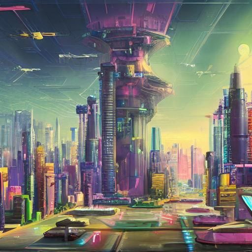 Futuristic City as Happening Art
