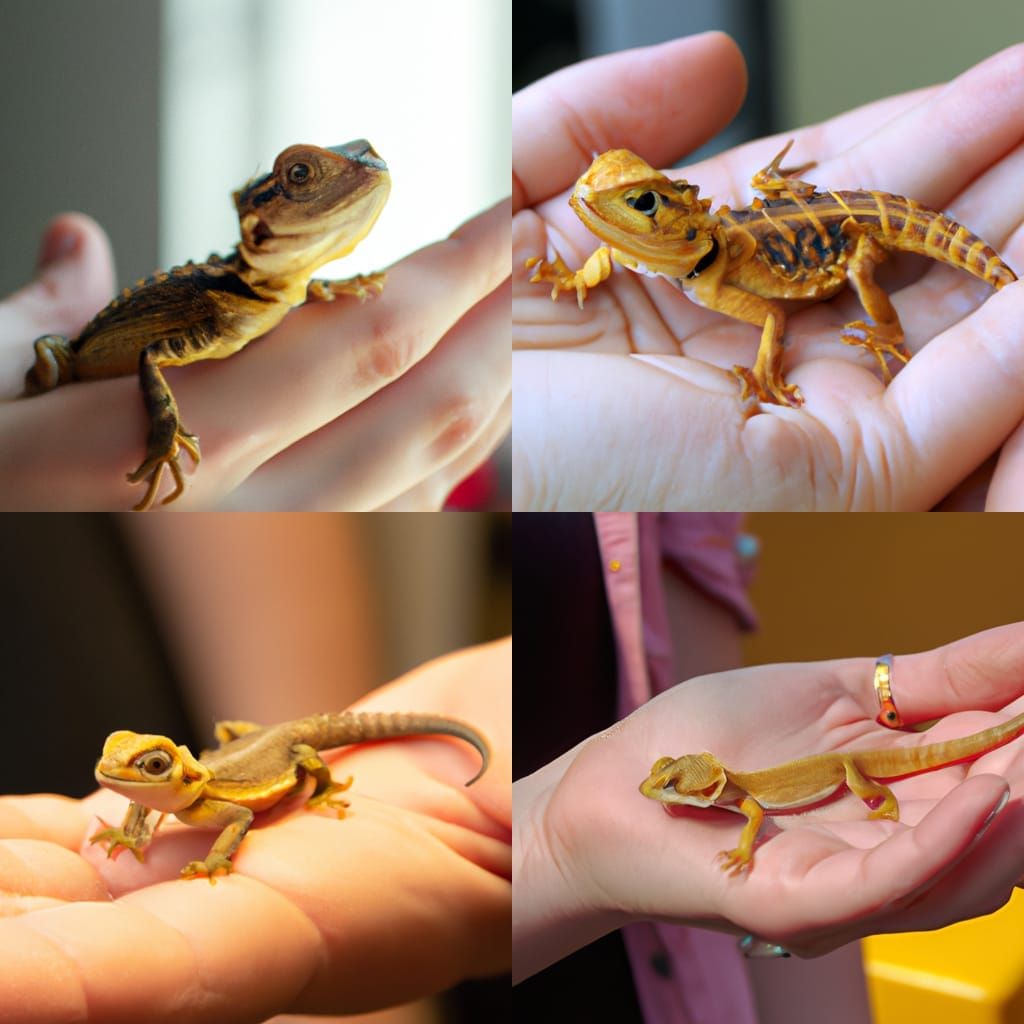 Golden Dragon in Hand, Close-Up Photo