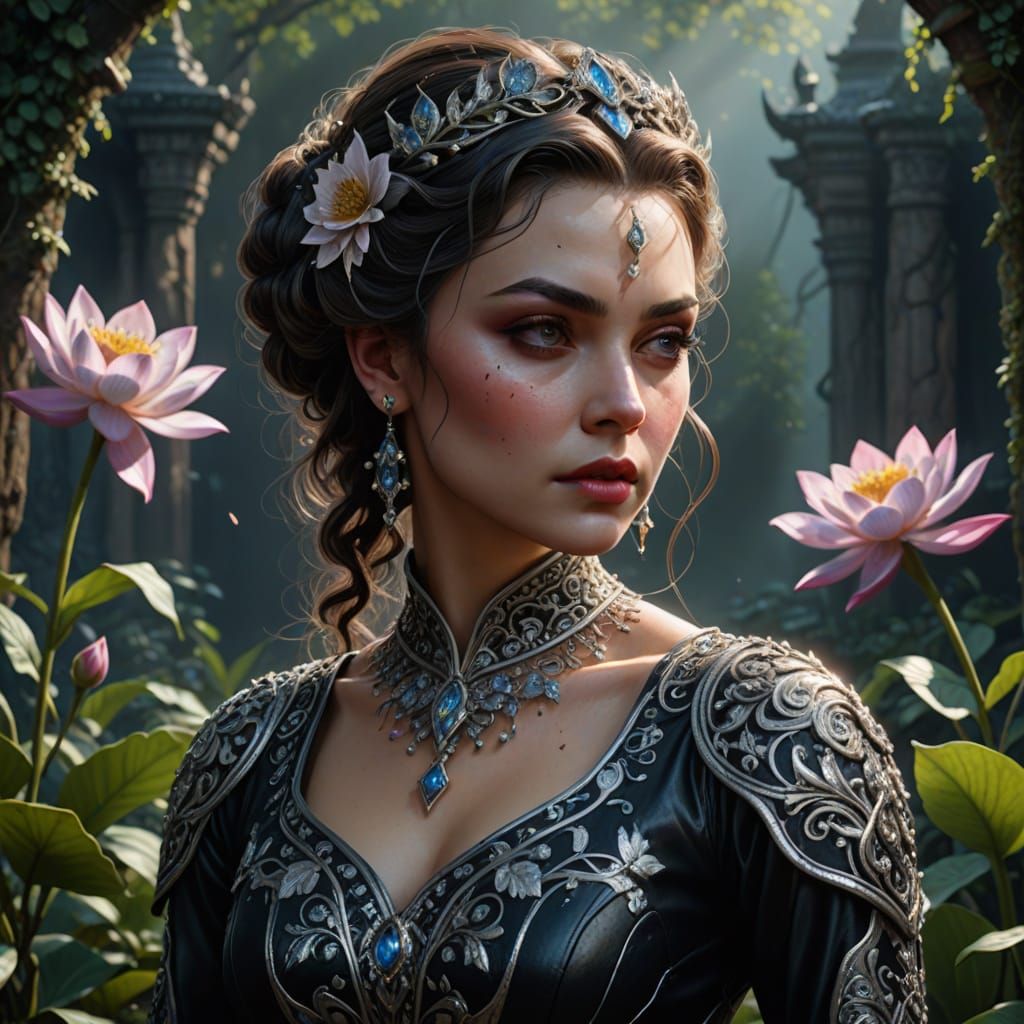 Scarlett O'Hara in Latex: Hyper-Realistic Fashion Editorial