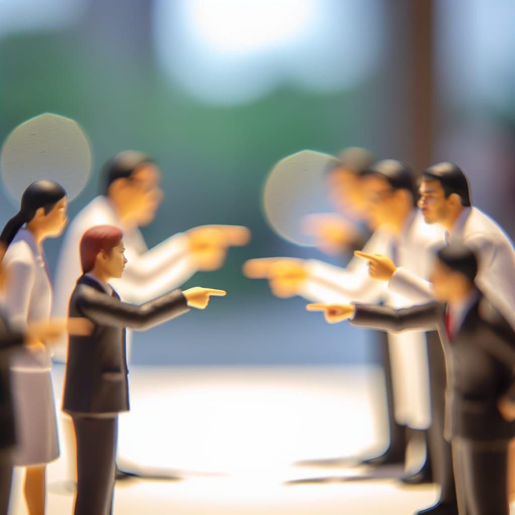 Heated Discussion: A Realistic Blame Game Photo
