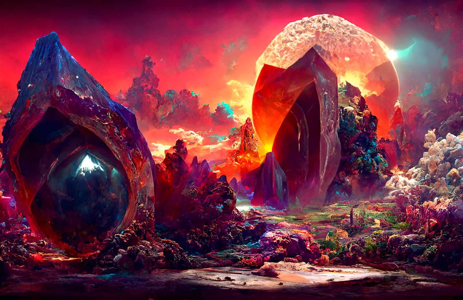 Magic Geode Portal to Alien Garden