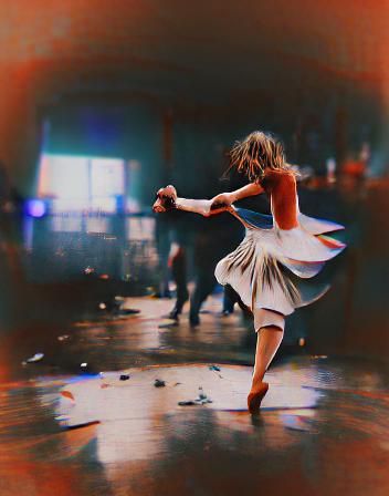 Dancing Through Chaos: An AI Generated Image
