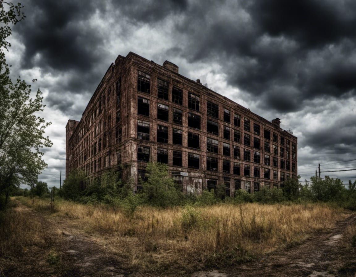 Chernobyl's Abandoned Buildings: Moody Landscape Photography