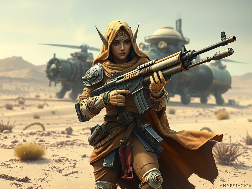 Eldar Scout on Barren World