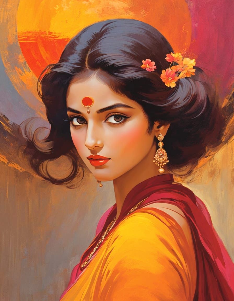 warm colors, shades of red, shades of orange