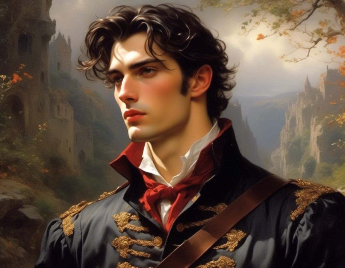 a Byronic hero from gothic fiction