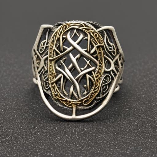 Ancient Celtic Jewelry with Intricate Knotwork