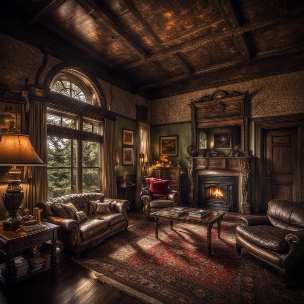 Cozy Home Interior with Intricate Details