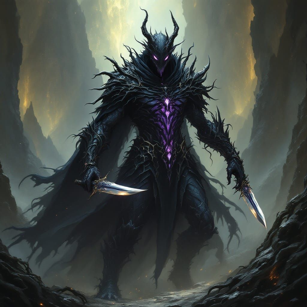 Ethereal Dragon Kin in Jagged Armor Unleashes Deadly Strike