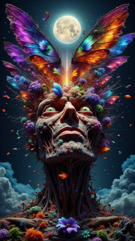 Fractal Face Mutations in Cosmic Landscape