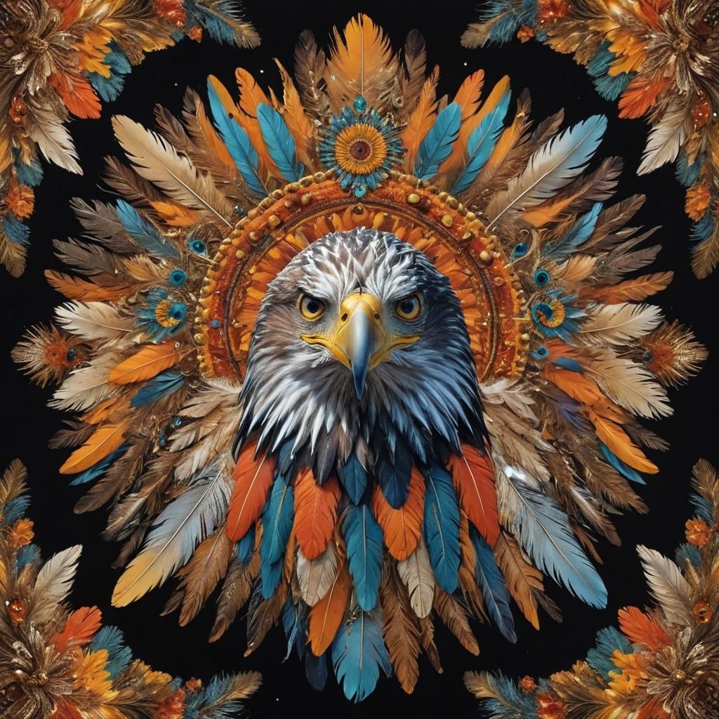 Bird of Heaven: Majestic Eagle Masterpiece