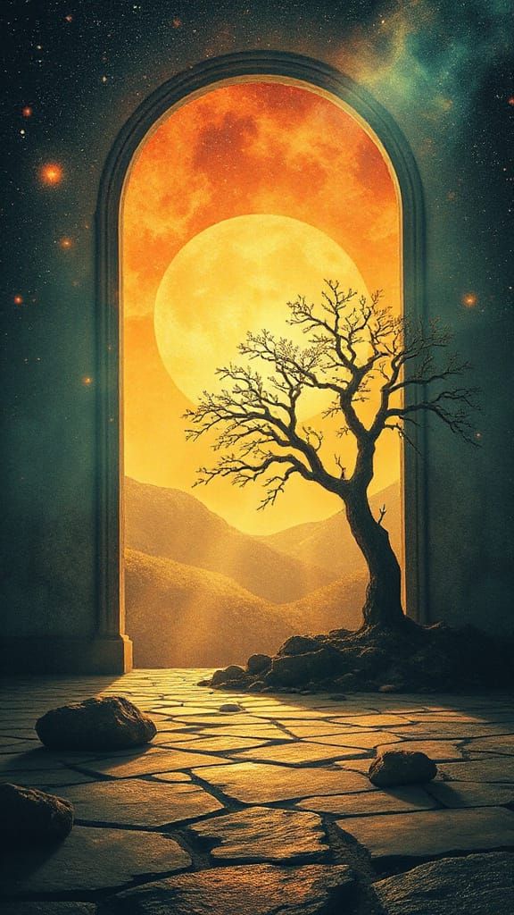 Infinite Perception: A Vision in Blake's Style